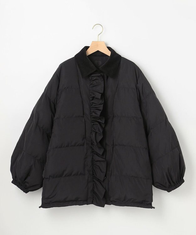 組曲 S 【組曲×setsuko sagittaire】リバーシブルバレル ダウンコート ブラック系