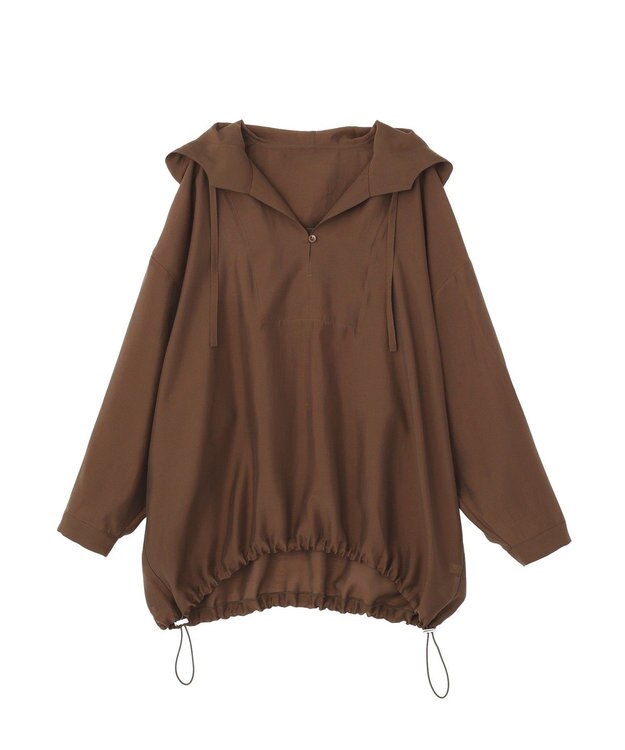 earth music&ecology アノラックフーディ Brown