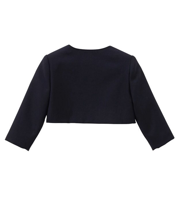 MIKI HOUSE HOT BISCUITS 【ミキハウス】【95-130cm】 ウール素材のボレロ 紺