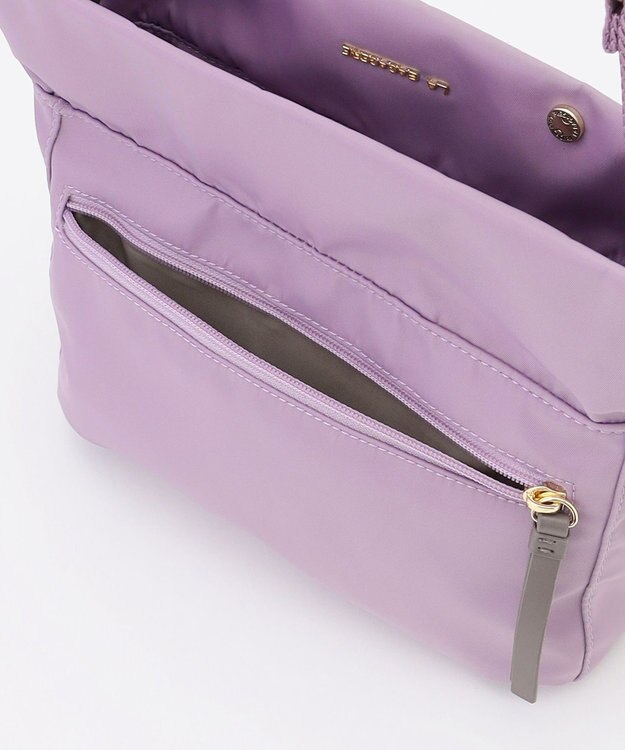 LA BAGAGERIE ダブルフロントポケットショルダー ライトパープル