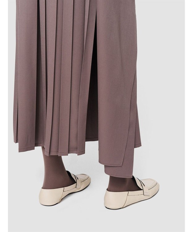 JOSEPH ジョゼフプリッセ　ラップスカートドレス Carob