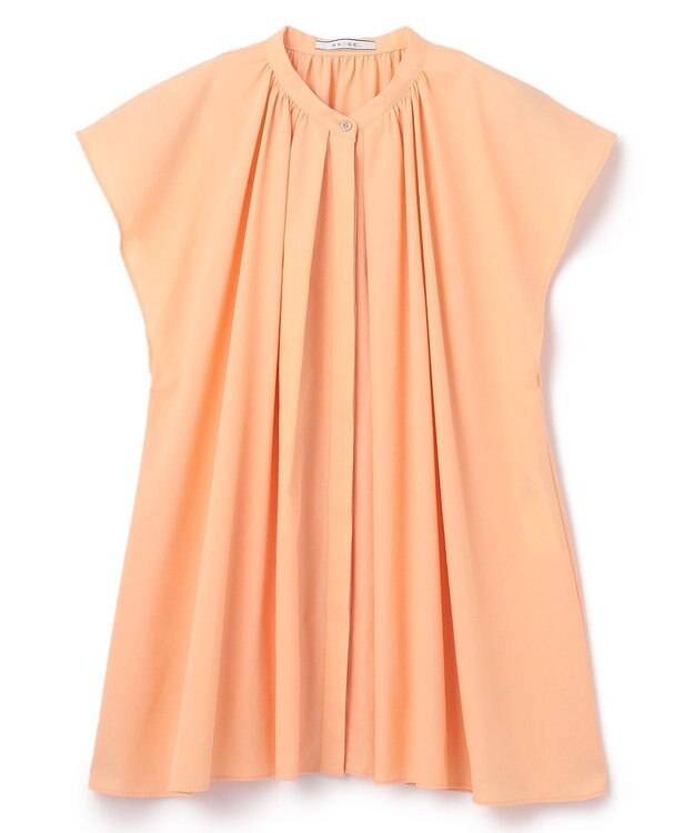 BEIGE， LUCILLE / バンドカラーブラウス L.Orange