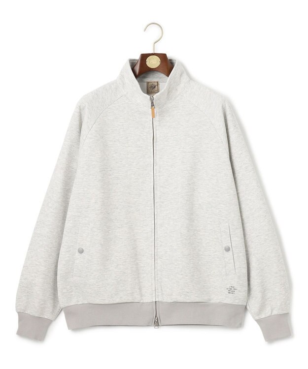 J.PRESS MEN ダブルフェイス トラックジャケット グレー系1