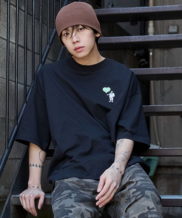 WEGO 別注BENDAVISワンポイントT（SS） ブラック