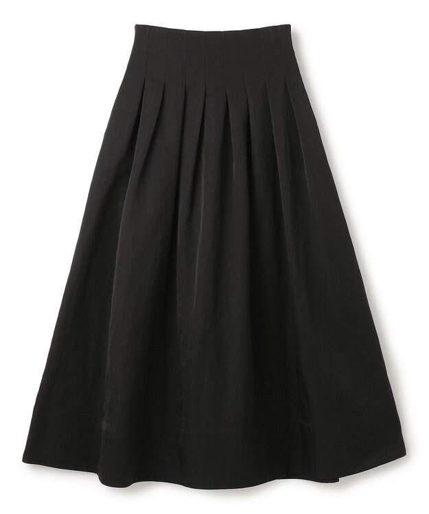 uncrave ヴィンテージタフタ フレアスカート ブラック