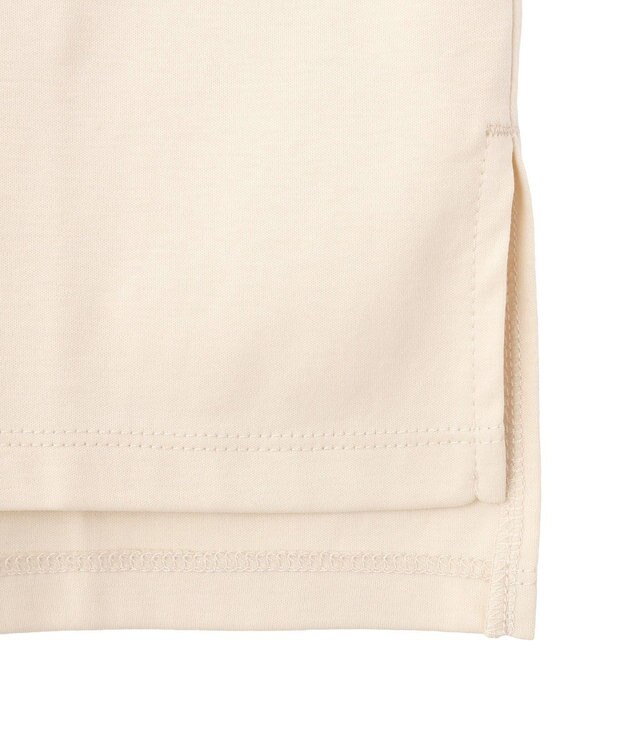 YECCA VECCA コットンスムースノースリーブトップス Beige