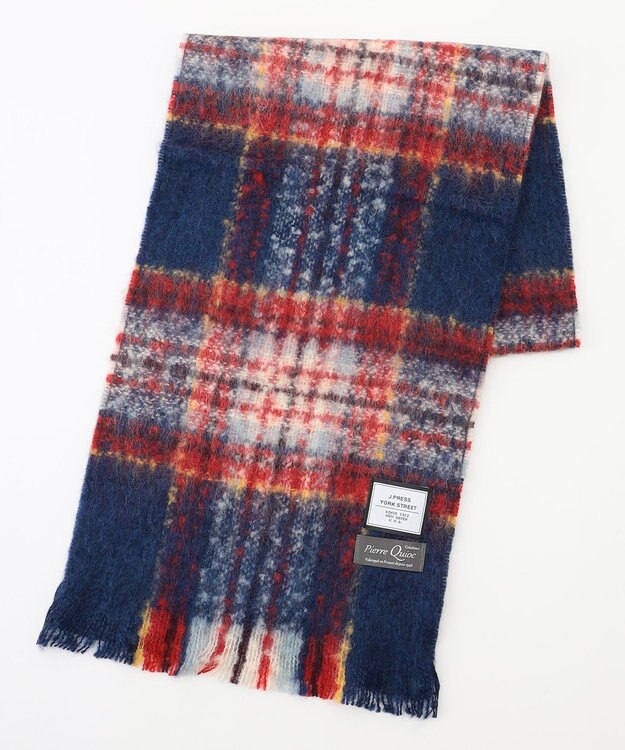 J.PRESS YORK STREET 【WOMEN】QUIOC チェックマフラー ネイビー系3