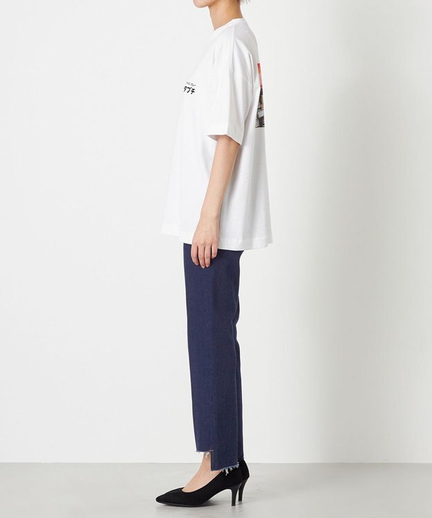 NAVE タブチ×NAVE プリント半袖Ｔシャツ ホワイト系