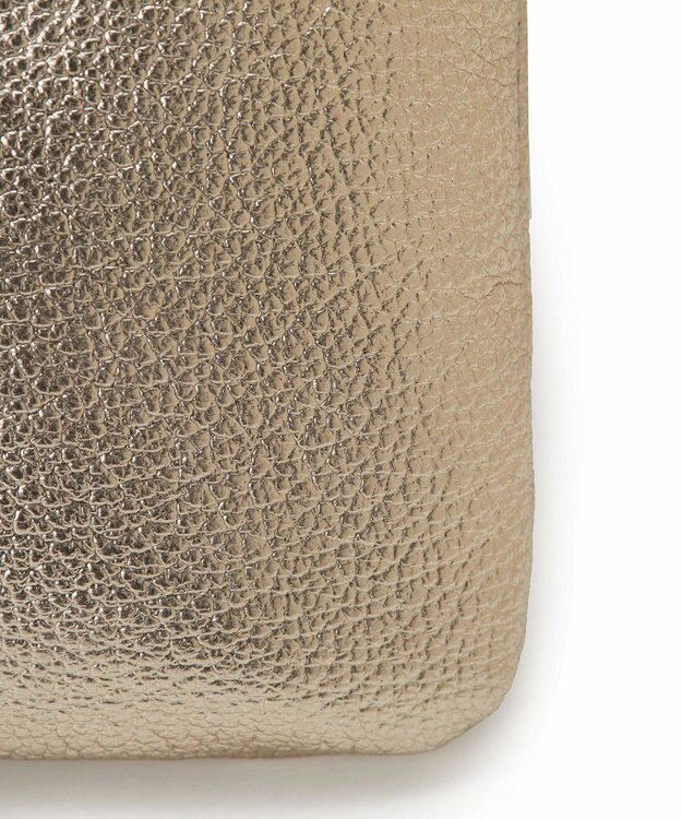 TOPKAPI 【TOPKAPI】シュリンクレザー パール チェーン ショルダー バッグ / スマホショルダー ゴールド