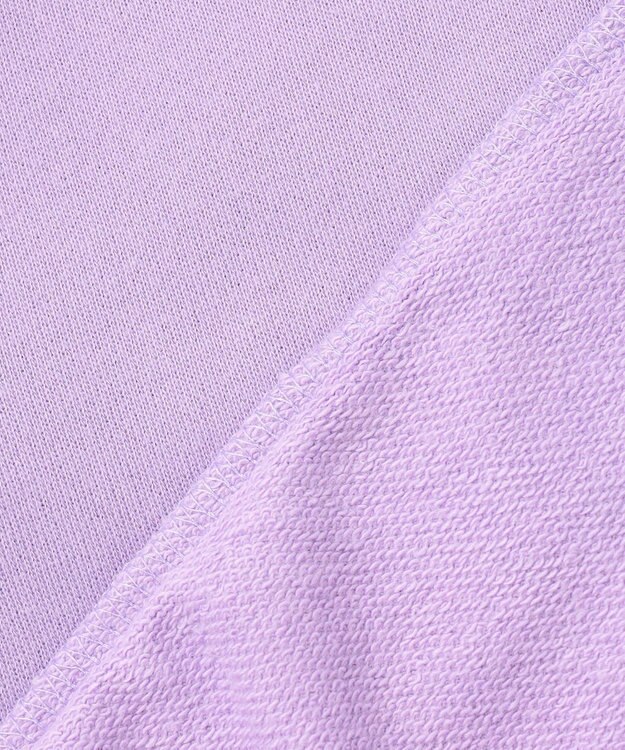 ANY KIDS ネコシルエット裏毛トレーナー ラベンダー