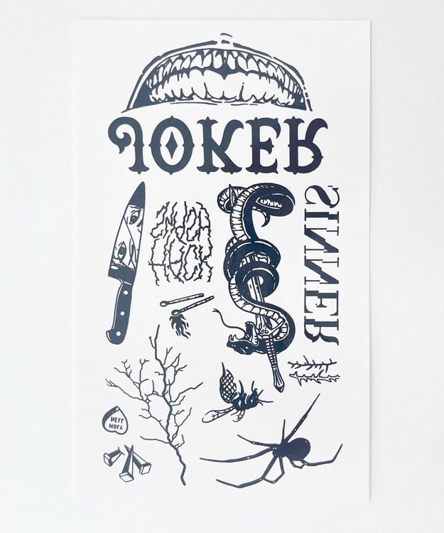 WEGO セットタトゥーシールB 柄8