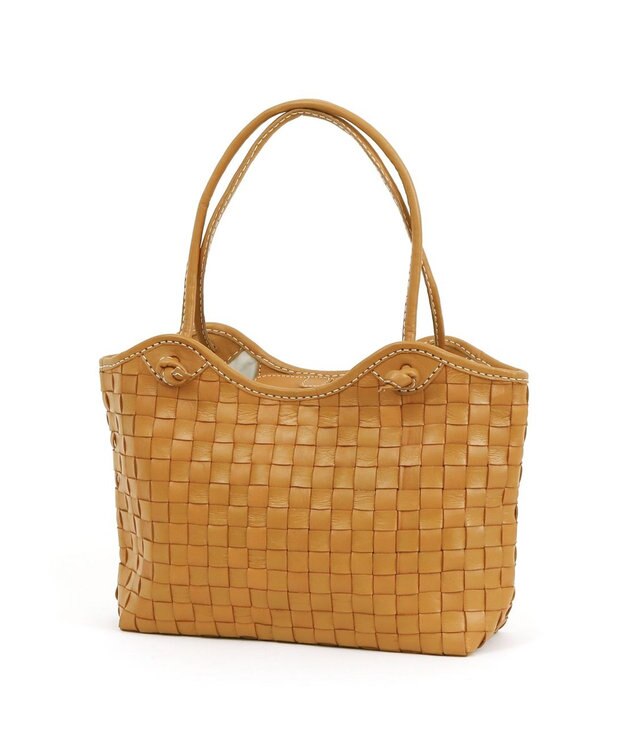 UNBILLION 【訳あり商品】 牛革レザーメッシュトートL キャメル