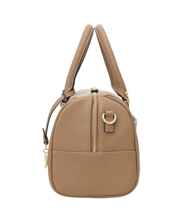 Maison de FLEUR マットワイドボストンバッグ Light Brown