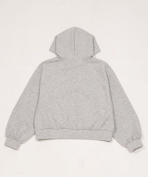 WEGO ダンボールレースパーカー 杢グレー