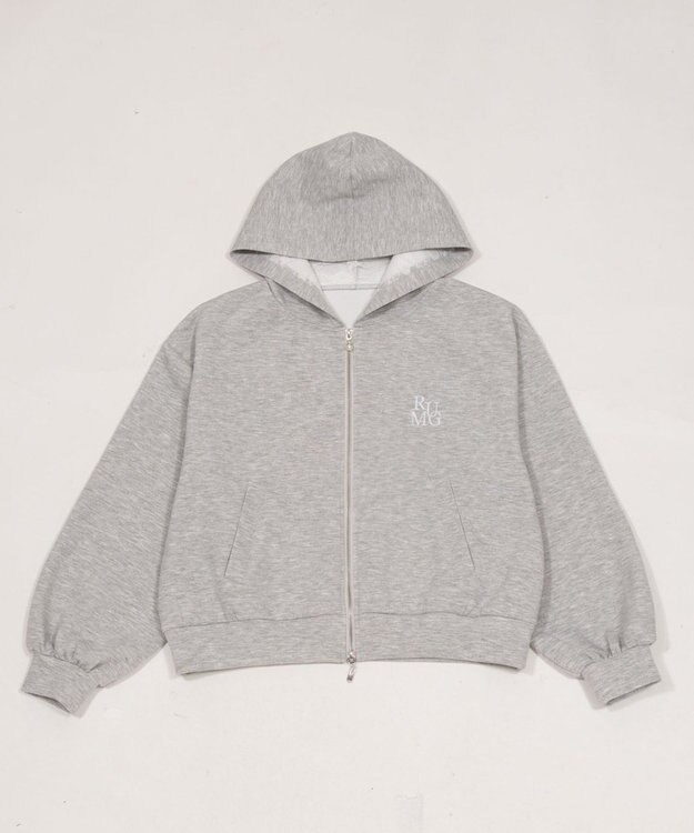 WEGO ダンボールレースパーカー 杢グレー