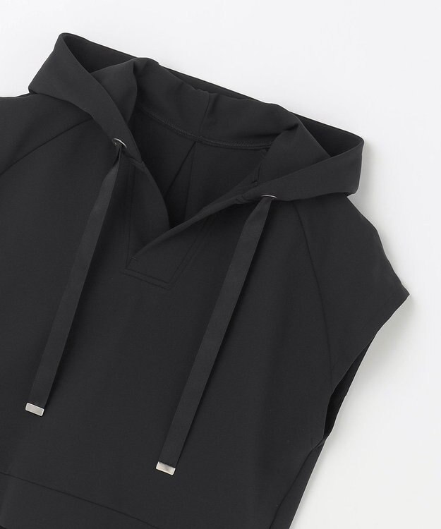 GRACE CONTINENTAL クロップトジャージトップ ブラック