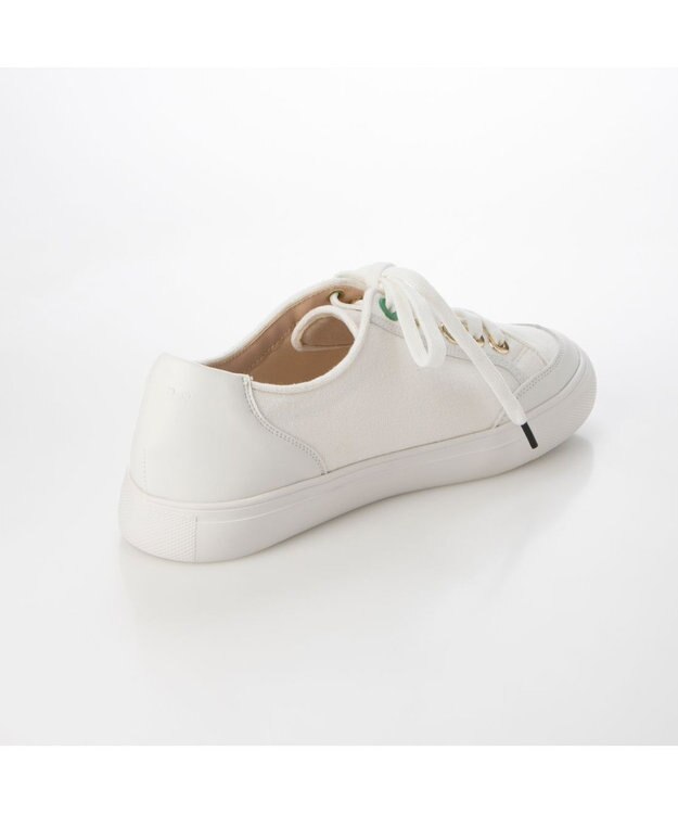 MODE ET JACOMO <carino>【レイン対応】【軽量】レースアップスニーカー ホワイト