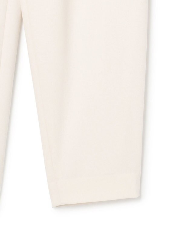 23区 S 【セットアップ対応/洗える】ライトクロス コクーン パンツ ホワイト系