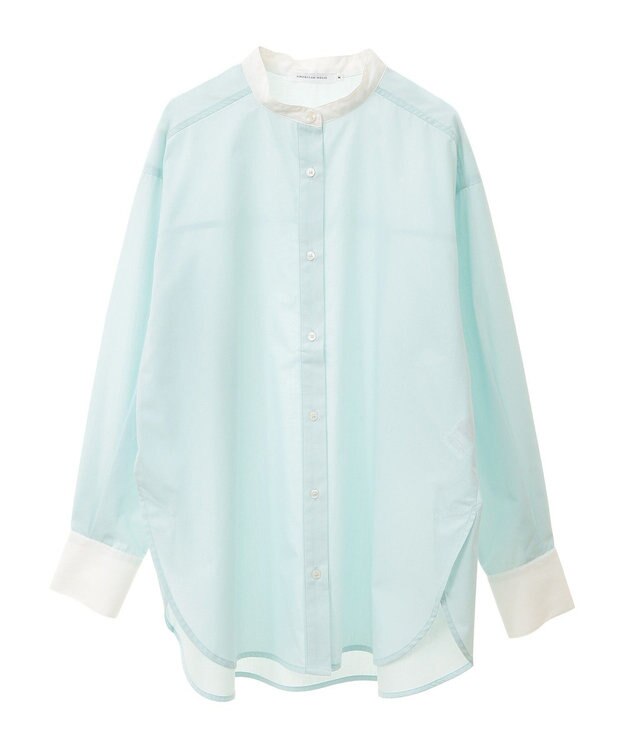 AMERICAN HOLIC イージーケアバンドカラーロングシャツ Mint