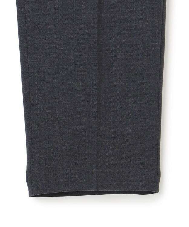 ICB L 【UVカット・洗える】ウール2WAYストレッチ スティックパンツ チャコール