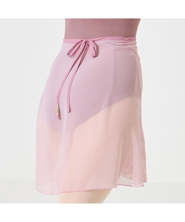 Chacott ◎【Nela ライン】巻きスカート グレイッシュライラック