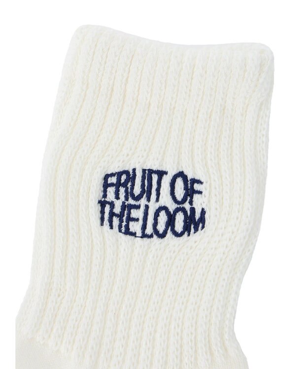 Green Parks ■ＦＲＵＩＴ　ＯＦ　ＴＨＥ　ＬＯＯＭ　３Ｐロゴ刺繍ソックス Mix