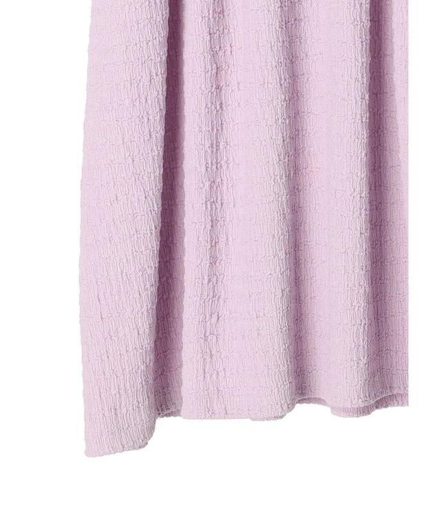 earth music&ecology ジャガードギャザーチュニック Light Purple