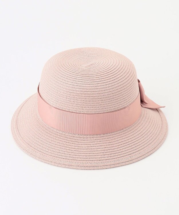 ANY KIDS 後ろ割れ リボン ブレード ハット ピンク