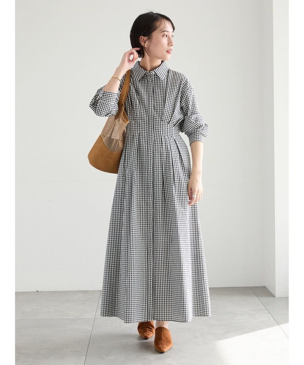 Te chichi サッカーウエストシェイプワンピース ギンガムチェック