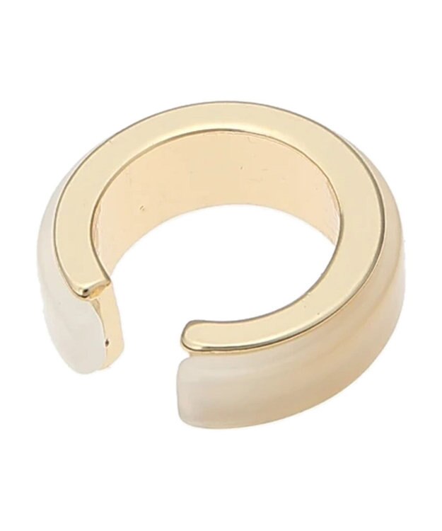 Green Parks ｅｖｅｒｙ　ｗａｌｋ．パール×アクリルイヤカフクリップ Gold