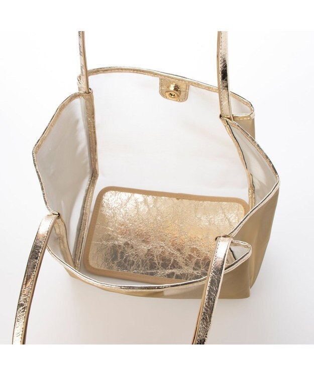 UNBILLION カシュカシュ cachecache / チュールメッシュビッグトート ゴールド