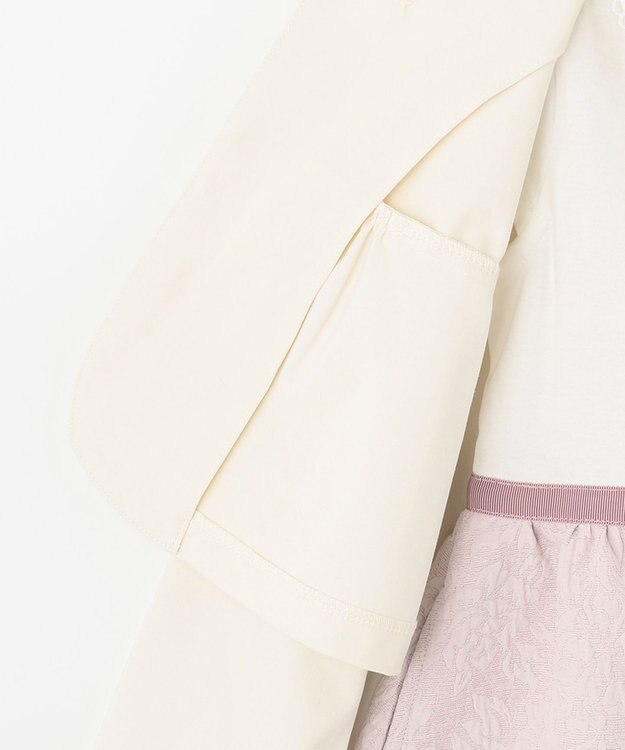 組曲 KIDS 【110-130cm】ジャガード セットアップ ピンク系