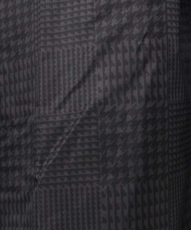 MOONBAT FLAT PURE レインコート チェック柄 リュック対応 ユニセックス 収納袋付き チャコールグレー