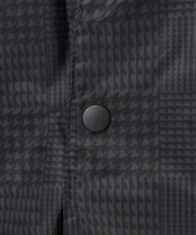 MOONBAT FLAT PURE レインコート チェック柄 リュック対応 ユニセックス 収納袋付き チャコールグレー