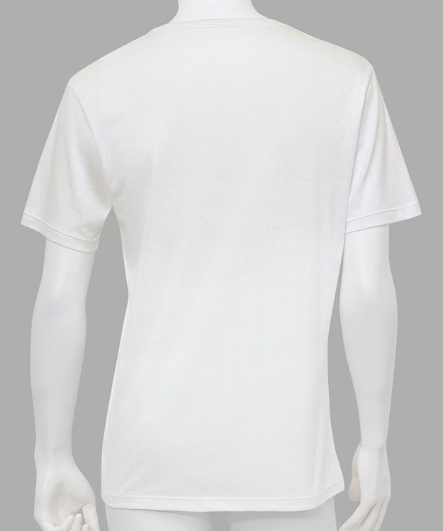 WACOAL MEN WACOAL MEN インナー 3分袖 オーガニックコットン100％ 通気性 吸汗速乾 抗菌防臭 クルーネック 肌着 メンズ WL5024 /ワコールメン ホワイト