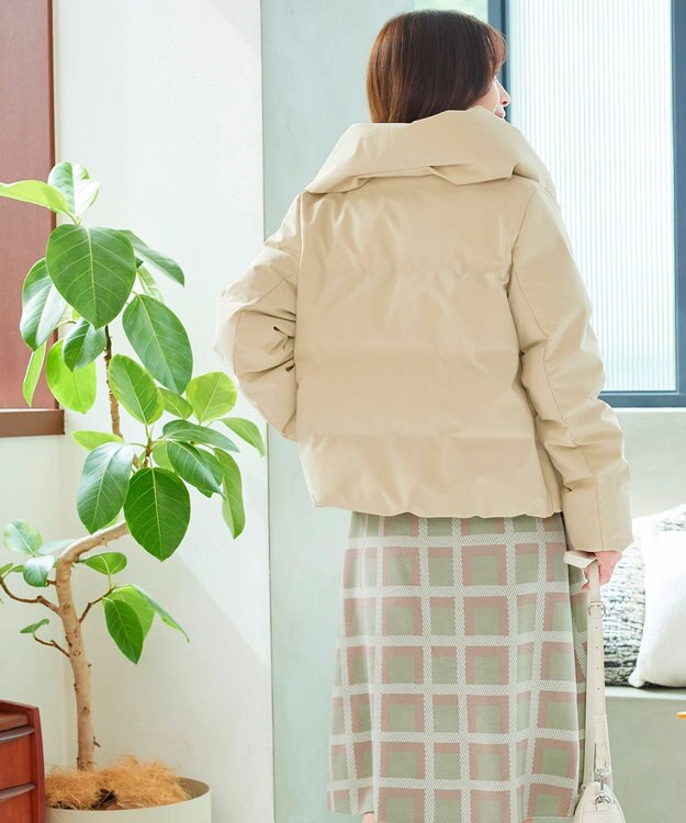 Tiaclasse 【安田美沙子さん着用・新色追加】シームレスダウンコート ベージュ