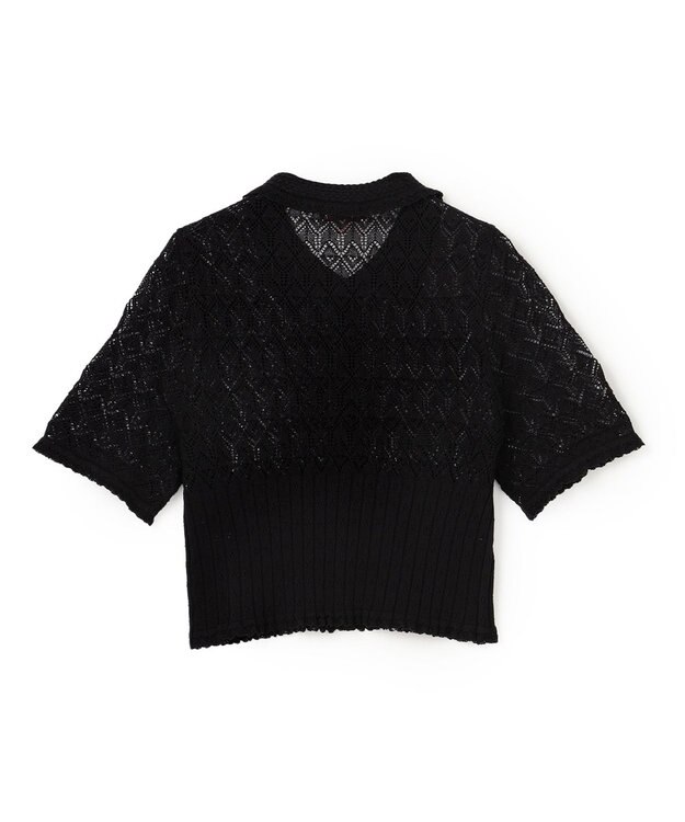 TOCCA 【星風まどかさん着用】SPIDER LACE KNIT レースニットカーディガン ブラック系
