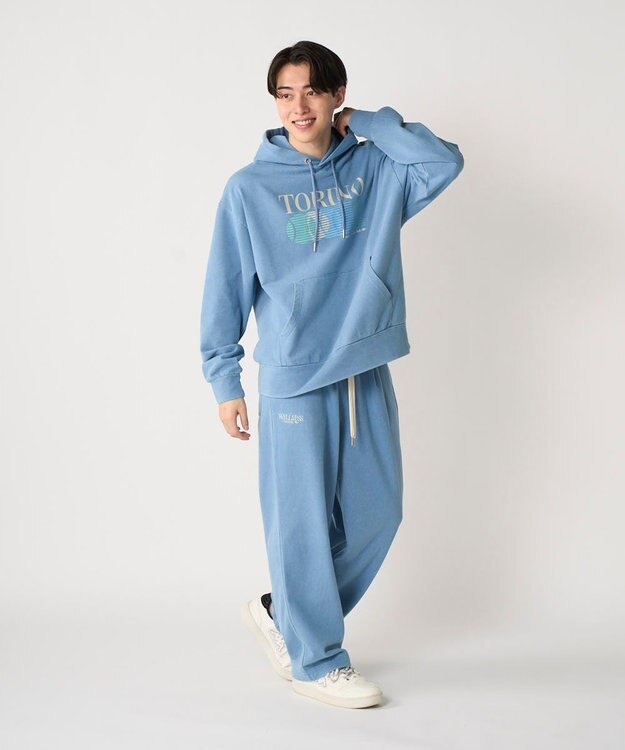 OP／FILA 【Kappa】ウェルネスクラブフーディー インディゴブルー