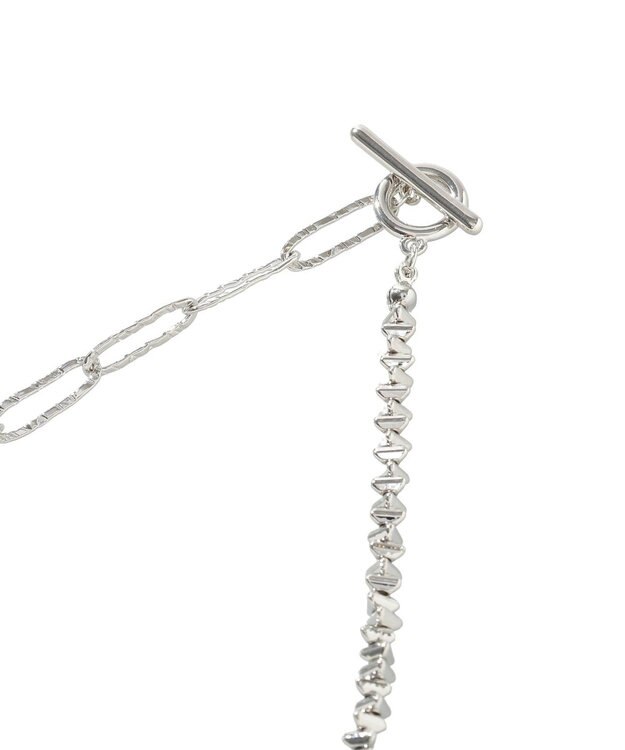 Green Parks オーバルチェーンつなぎネックレス Silver