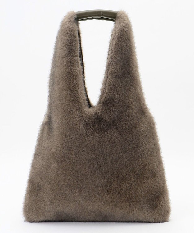 自由区 【SHIHOさん着用】イージーファー バッグ モカ