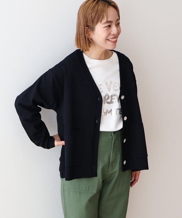 AMERICAN HOLIC Ｖネックニットカーディガン Navy