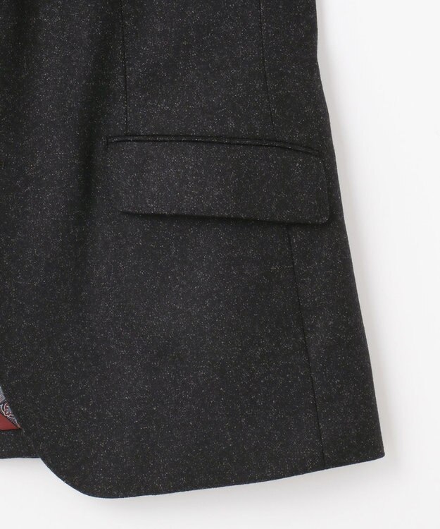 JOSEPH ABBOUD 【キングサイズ・ソフト/JAPANファブリック/LIBERTY柄裏地】ムリネフランネル ジャケット グレー系