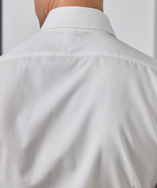 GOTAIRIKU 【形態安定】PREMIUMPLEATS_レギュラーカラー 通年ドレスシャツ_ホワイト(25年春夏モデル) ホワイト系