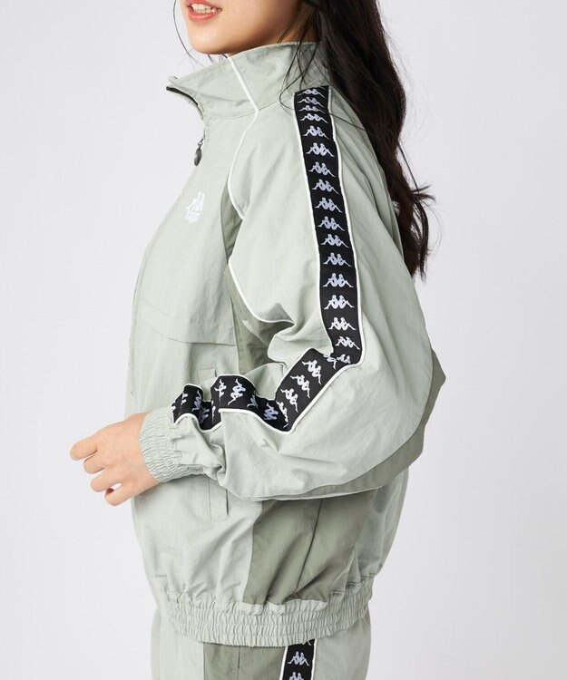 OP／FILA 【Kappa】バンダ ナイロントラックジャケット グレー