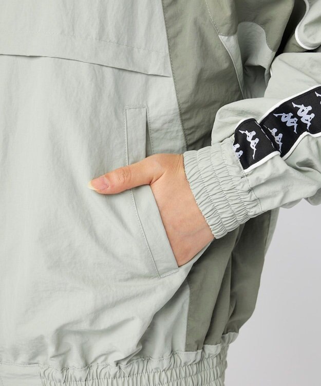 OP／FILA 【Kappa】バンダ ナイロントラックジャケット グレー