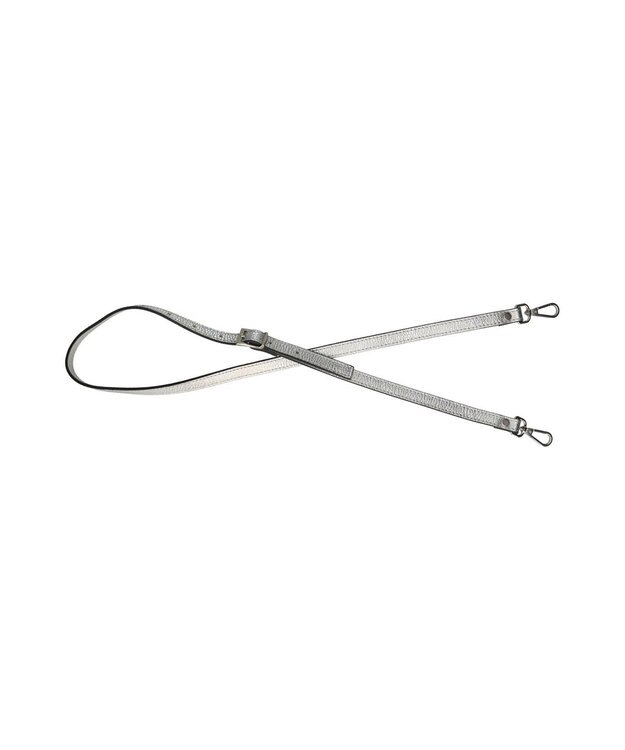 INTER-CHAUSSURES 【RIPANI】サイドフリルホーボーバッグ・ミディ シルバー