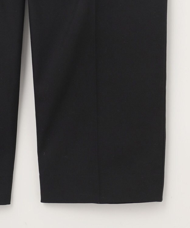 ANY SIS 【接触冷感・UVカット・撥水】クールタッチテーパード パンツ ブラック