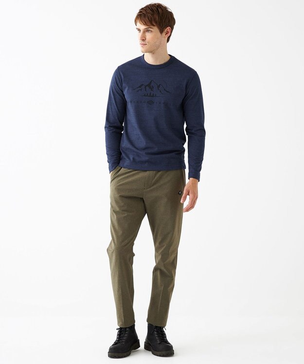 JOSEPH ABBOUD MOUNTAIN 【UNISEX】JOEコットンエアー カットソー ネイビー系