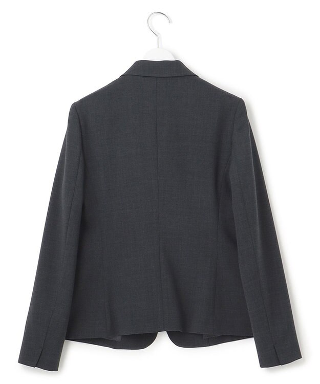 ICB 【UVカット・洗える】ウール2WAYストレッチ テーラードジャケット チャコール系