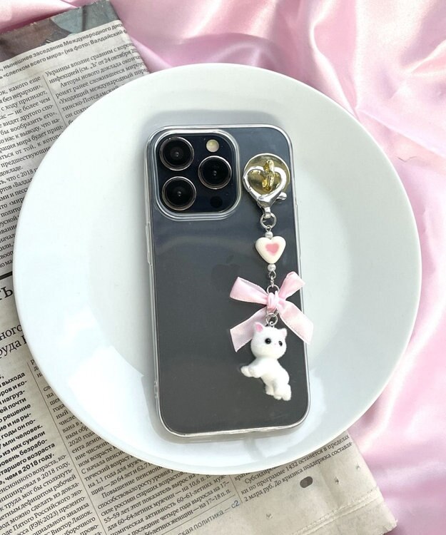 WEGO ハイハイキャットキーホルダー ホワイト